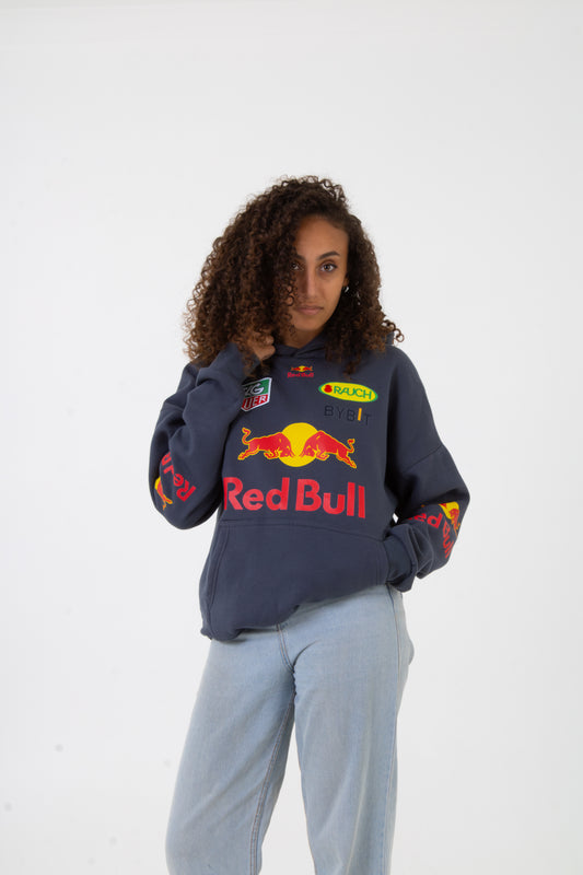 Smoked Printed "RedBull" Hoodie